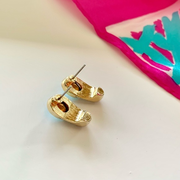 Ocean blue crystal earrings - Picture 6 of 6